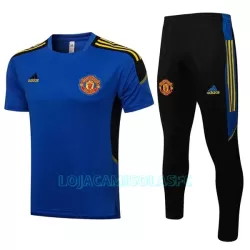 Camisolas de Treino Manchester United Champions League Homem 2022/23 Azul Camisolas de Treino Manchester United Champions League Homem 2022/23 Azul