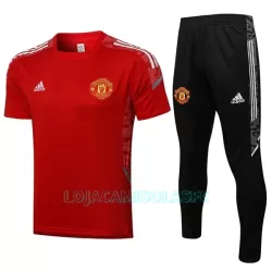 Camisolas de Treino Manchester United Champions League Homem 2022/23 Branca Vermelha Camisolas de Treino Manchester United Champions League Homem 2022/23 Branca Vermelha