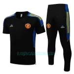 Camisolas de Treino Manchester United Champions League Homem 2022/23 Preto Amarelo