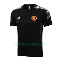 Camisolas de Treino Manchester United Champions League Homem 2022/23 Preto Branco