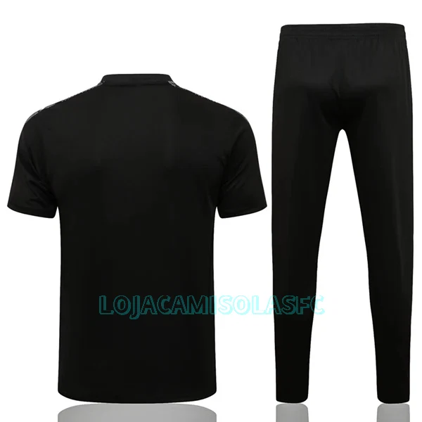 Camisolas de Treino Manchester United Champions League Homem 2022/23 Preto Branco