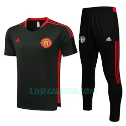 Camisolas de Treino Manchester United Homem 2022/23 Verde Escuro Camisolas de Treino Manchester United Homem 2022/23 Verde Escuro