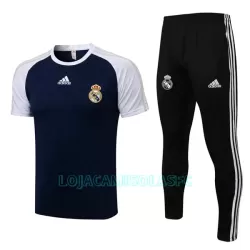 Camisolas de Treino Real Madrid Homem 2022/23 Azul Branco Camisolas de Treino Real Madrid Homem 2022/23 Azul Branco
