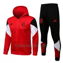 Casaco Capuz Treino AC Milan Homem 2022/23 Vermelha Casaco Capuz Treino AC Milan Homem 2022/23 Vermelha