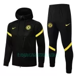 Casaco Capuz Treino Chelsea Homem 2022/23 Preto Amarelo