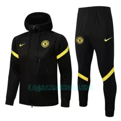 Casaco Capuz Treino Chelsea Homem 2022/23 Preto Amarelo Casaco Capuz Treino Chelsea Homem 2022/23 Preto Amarelo