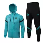 Casaco Capuz Treino Inter Milan Homem 2022/23 Azul Claro