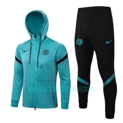 Casaco Capuz Treino Inter Milan Homem 2022/23 Azul Claro Casaco Capuz Treino Inter Milan Homem 2022/23 Azul Claro