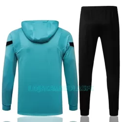 Casaco Capuz Treino Inter Milan Homem 2022/23 Azul Claro