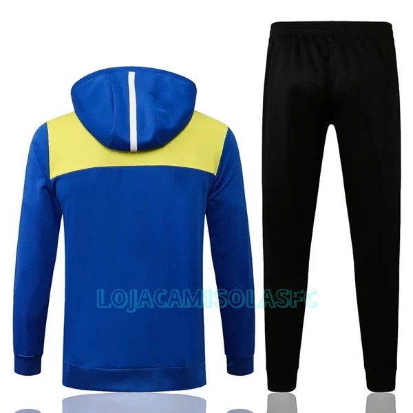 Casaco Capuz Treino Juventus Homem 2022/23 Azul