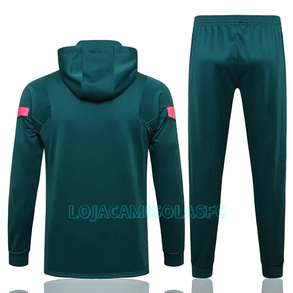 Casaco Capuz Treino Liverpool Homem 2022/23 Verde