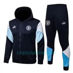 Casaco Capuz Treino Manchester City Homem 2022/23 Azul Casaco Capuz Treino Manchester City Homem 2022/23 Azul