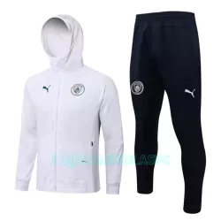 Casaco Capuz Treino Manchester City Homem 2022/23 Branca Casaco Capuz Treino Manchester City Homem 2022/23 Branca