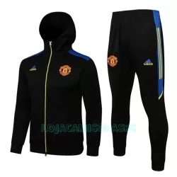 Casaco Capuz Treino Manchester United Champions League Homem 2022/23 Preta Casaco Capuz Treino Manchester United Champions League Homem 2022/23 Preta