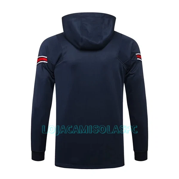 Casaco Capuz Treino Paris Saint-Germain Homem 2022/23 Azul