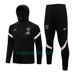 Casaco Capuz Treino Paris Saint-Germain Homem 2022/23 Rosa Preto Casaco Capuz Treino Paris Saint-Germain Homem 2022/23 Rosa Preto