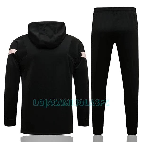 Casaco Capuz Treino Paris Saint-Germain Homem 2022/23 Rosa Preto