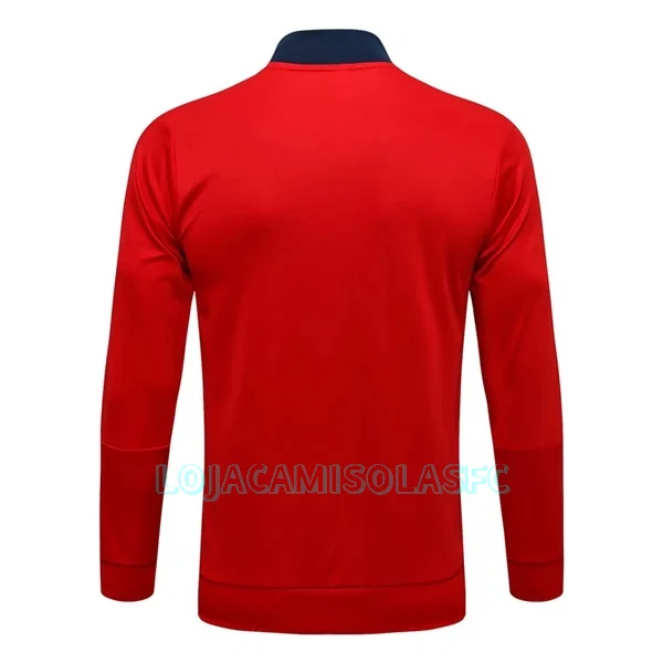 Casaco de Treino Conjunto Arsenal Homem 2022/23 Azul Vermelho