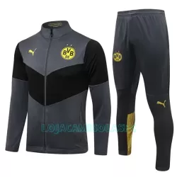 Casaco de Treino Conjunto BVB Borussia Dortmund Homem 2022/23 Cinza Escuro Casaco de Treino Conjunto BVB Borussia Dortmund Homem 2022/23 Cinza Escuro