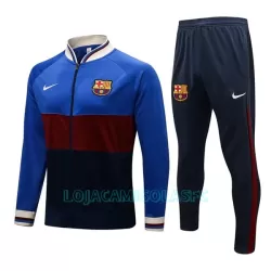 Casaco de Treino Conjunto FC Barcelona Homem 2022/23 Branca Casaco de Treino Conjunto FC Barcelona Homem 2022/23 Branca