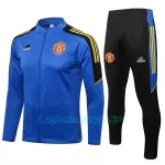 Casaco de Treino Conjunto Manchester United Criança 2022/23 Azul
