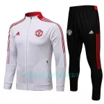 Casaco de Treino Conjunto Manchester United Criança 2022/23 Branca