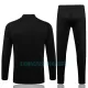 Casaco de Treino Conjunto Manchester United Criança 2022/23 Preto Branco