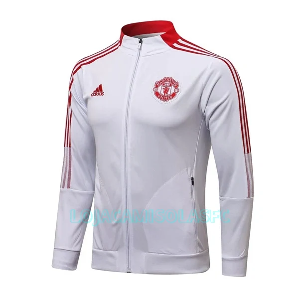 Casaco de Treino Conjunto Manchester United Homem 2022/23 Branca