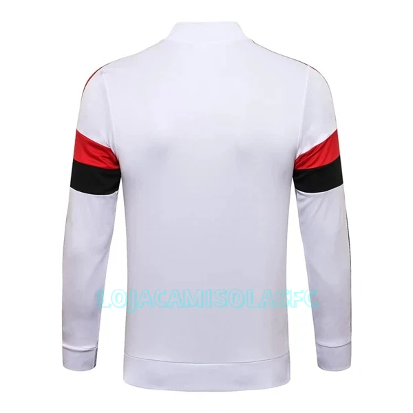 Casaco de Treino Conjunto Manchester United Homem 2022/23 Branco Vermelho Preto