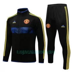 Casaco de Treino Conjunto Manchester United Homem 2022/23 Preta Casaco de Treino Conjunto Manchester United Homem 2022/23 Preta