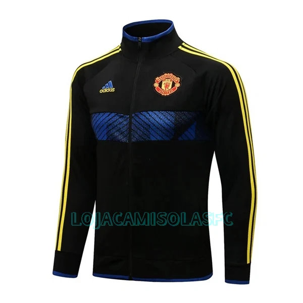 Casaco de Treino Conjunto Manchester United Homem 2022/23 Preta