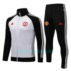 Casaco de Treino Conjunto Manchester United Homem 2022/23 Preta Branca Casaco de Treino Conjunto Manchester United Homem 2022/23 Preta Branca