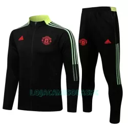 Casaco de Treino Conjunto Manchester United Homem 2022/23 Preto Amarelo Casaco de Treino Conjunto Manchester United Homem 2022/23 Preto Amarelo