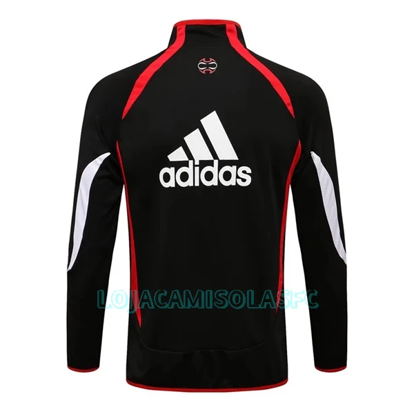 Casaco de Treino Conjunto Manchester United Homem 2022/23 Preto Branco