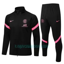 Casaco de Treino Conjunto Paris Saint-Germain Criança 2022/23 Rosa Preto Casaco de Treino Conjunto Paris Saint-Germain Criança 2022/23 Rosa Preto