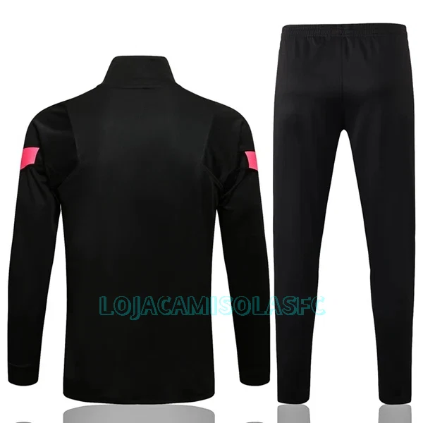 Casaco de Treino Conjunto Paris Saint-Germain Criança 2022/23 Rosa Preto