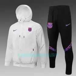 Jaqueta de treino Fato Windrunner FC Barcelona Homem 2022/23 Branca Jaqueta de treino Fato Windrunner FC Barcelona Homem 2022/23 Branca