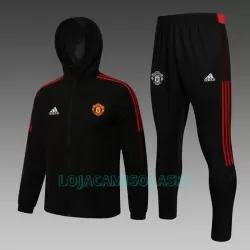 Jaqueta de treino Fato Windrunner Manchester United Homem 2022/23 Preta Jaqueta de treino Fato Windrunner Manchester United Homem 2022/23 Preta