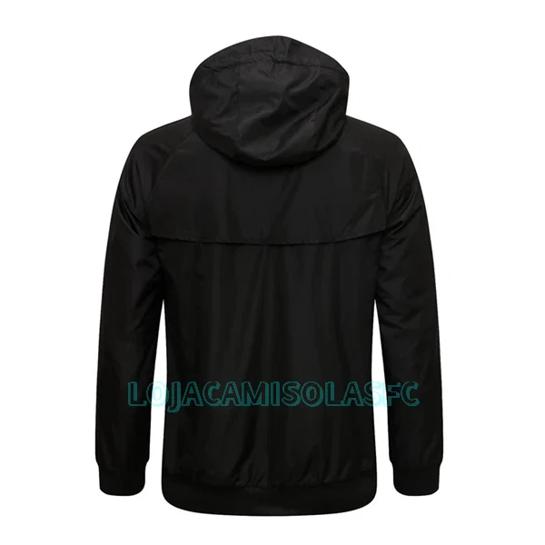 Jaqueta de treino Fato Windrunner Paris Saint-Germain Homem 2022/23 Preta