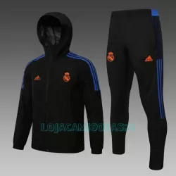 Jaqueta de treino Fato Windrunner Real Madrid Homem 2022/23 Preta Jaqueta de treino Fato Windrunner Real Madrid Homem 2022/23 Preta