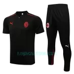 Polo de Treino AC Milan Homem 2022/23 Preta