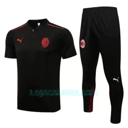 Polo de Treino AC Milan Homem 2022/23 Preta Polo de Treino AC Milan Homem 2022/23 Preta