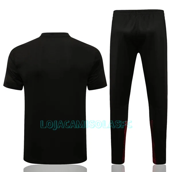 Polo de Treino AC Milan Homem 2022/23 Preta