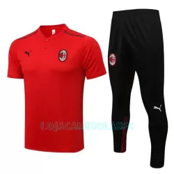 Polo de Treino AC Milan Homem 2022/23 Vermelha Polo de Treino AC Milan Homem 2022/23 Vermelha