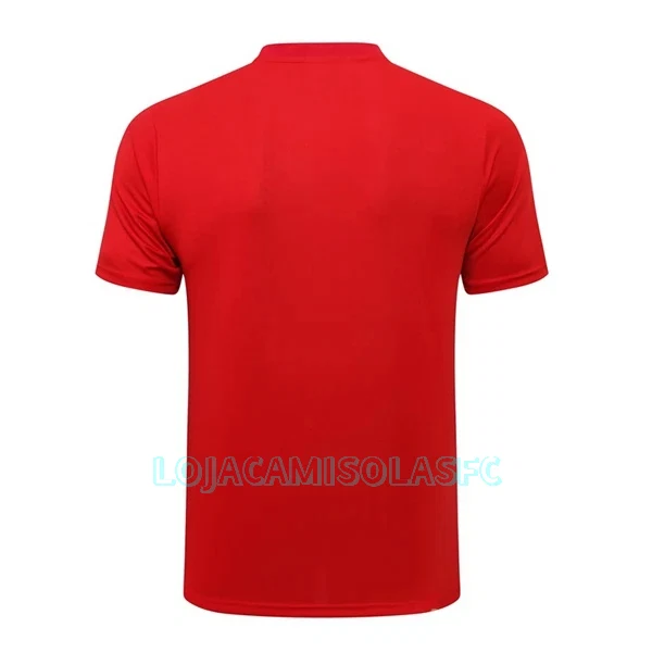 Polo de Treino AC Milan Homem 2022/23 Vermelha