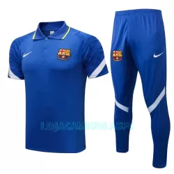Polo de Treino FC Barcelona Homem 2022/23 Azul Polo de Treino FC Barcelona Homem 2022/23 Azul