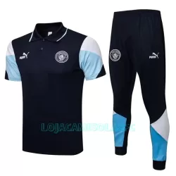 Polo de Treino Manchester City Homem 2022/23 Azul Polo de Treino Manchester City Homem 2022/23 Azul