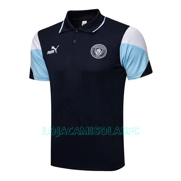 Polo de Treino Manchester City Homem 2022/23 Azul