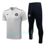Polo de Treino Manchester City Homem 2022/23 Cinza Claro