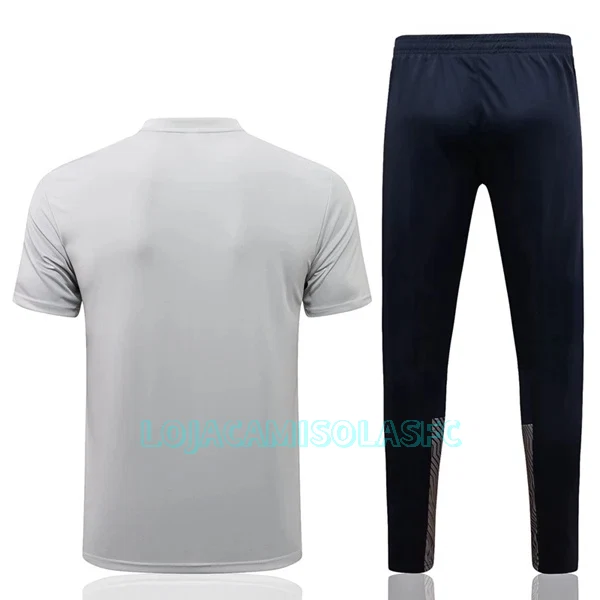 Polo de Treino Manchester City Homem 2022/23 Cinza Claro